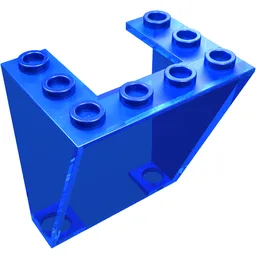Windscreen 3 x 4 x 4 Inverted / Trans-Dark Blue