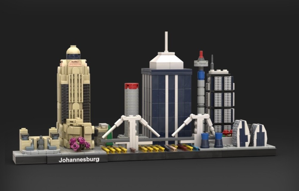 Lego Johannesburg Skyline