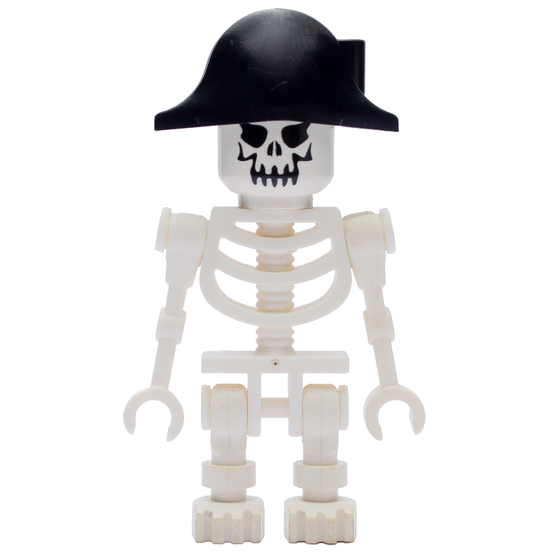 Lego Skeleton, Evil Face, Bicorne Hat