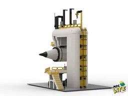 Rolls-Royce test airplane engine base