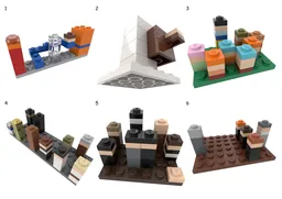 Micro blocky caracters