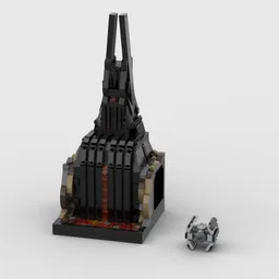 Lego Darth Vader's Castle Midi-Scale