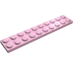 Plate 2 x 10 / Bright Pink