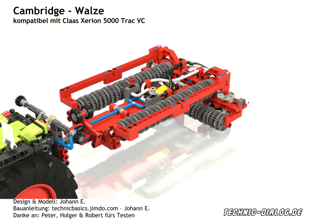 Lego Cambridge Roller compatible with Claas Xerion 5000 Trac VC