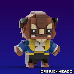 The Beast (Beauty and the Beast) Custom Brickheadz
