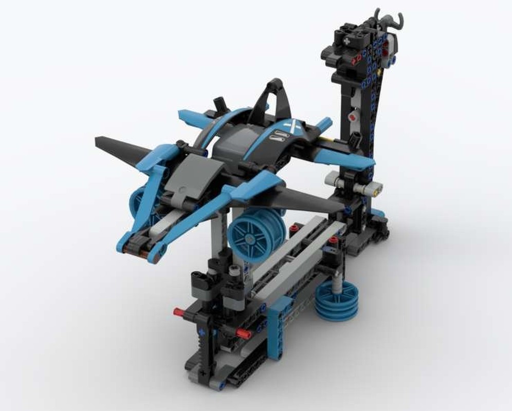Lego Flight Simulator with Joystick Control (Blue)