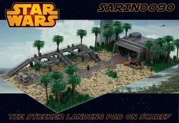SW - TIE Striker Landing Pad on Scarif