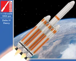 Delta IV Heavy (1:110 scale)