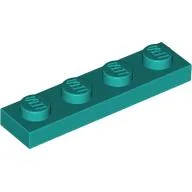 Plate 1 x 4 / Dark Turquoise