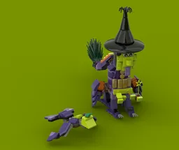 40562 magic dog with frog