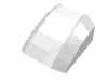Brick Curved 2 x 2 with Lip, No Studs / White