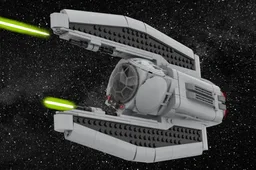 Spinning Fuselage Tie fighter