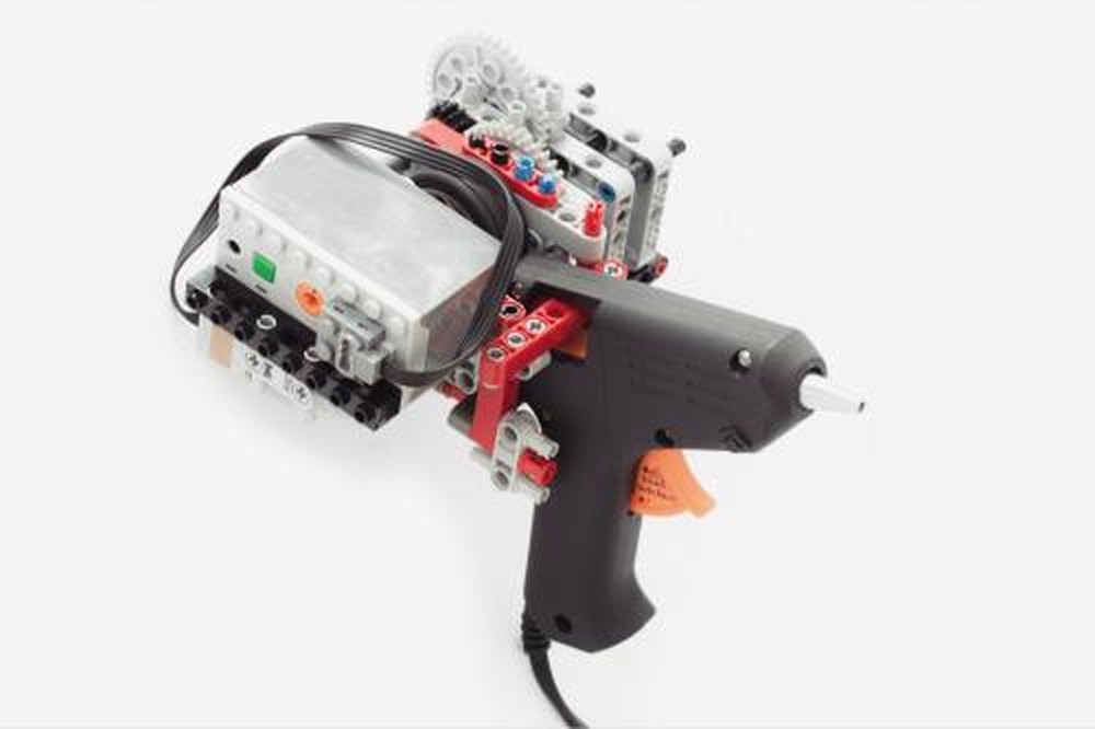 Lego 3D printer extruder