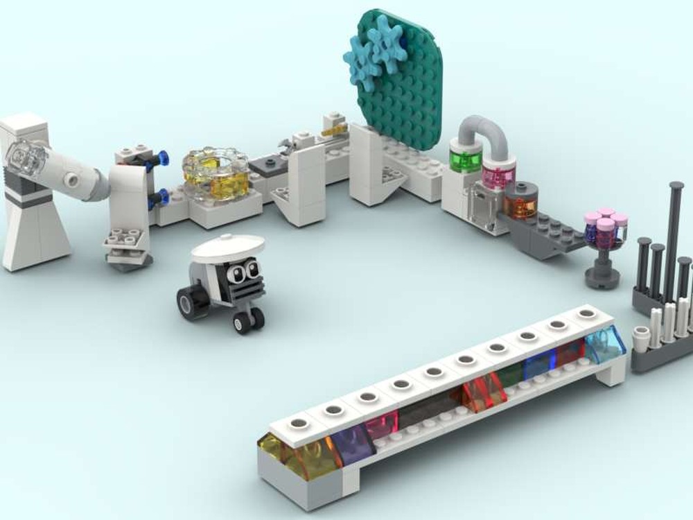 Lego Laboratorio con robot