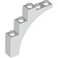 Brick Arch 1 x 5 x 4 [Continuous Bow] / White