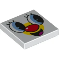 Tile 2 x 2 with Clown Print
