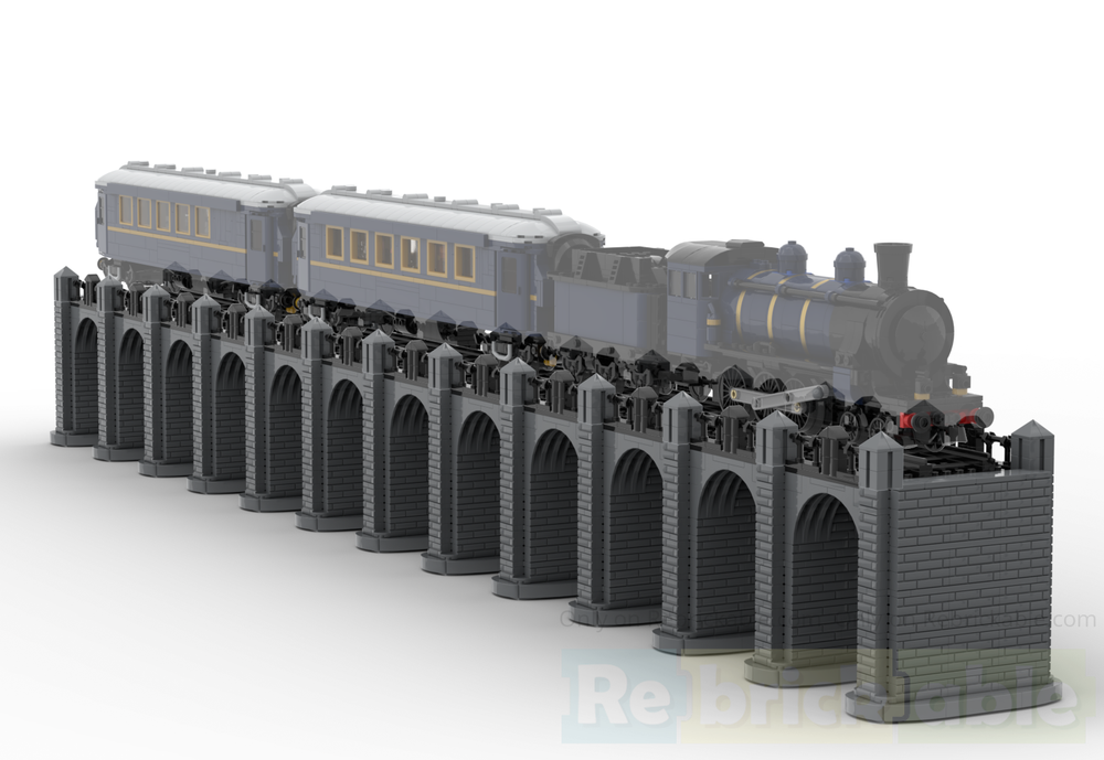 Lego Display bridge for The Orient Express Train (21344)