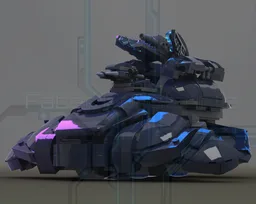 T26 Zurdo-pattern 'Wraith' Mortar Tank (Halo)