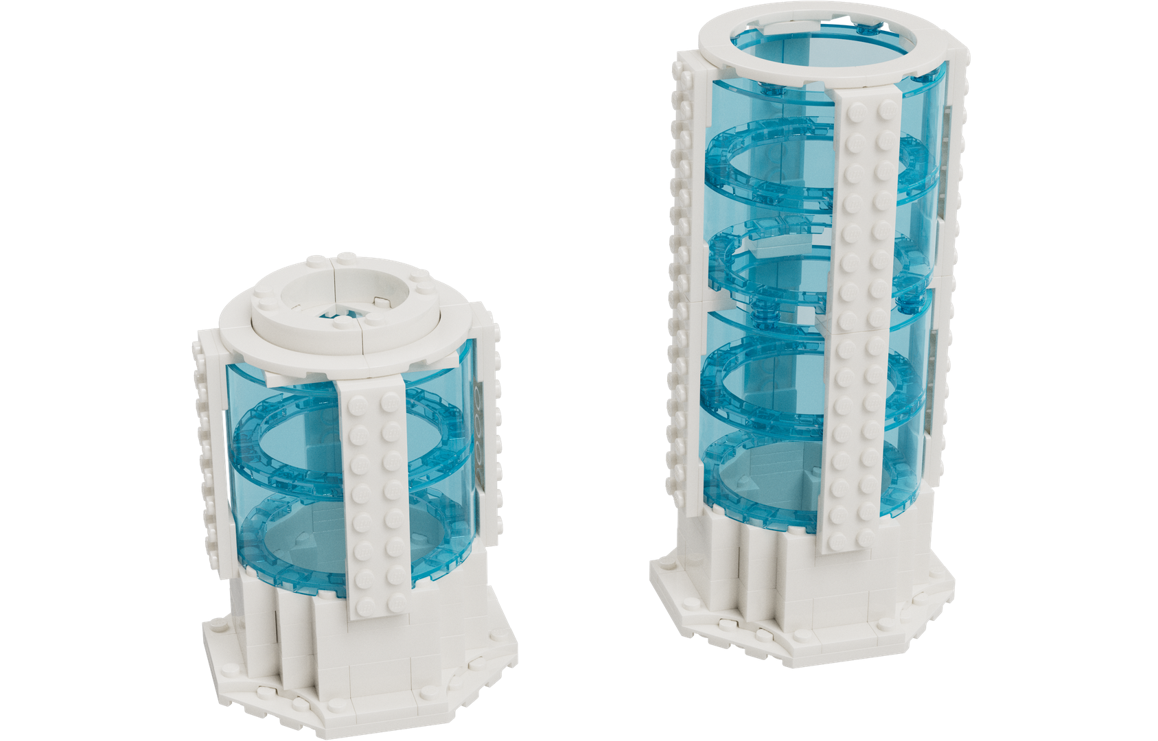 Lego 1 x Customisable Flower Vase (Build Short OR Tall)