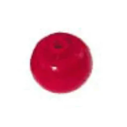 Pen Bead, Round Orb / Red