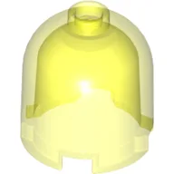 Brick Round 2 x 2 x 1 2/3 Dome Top, Hollow Stud / Trans-Neon Green