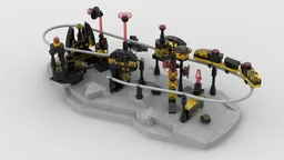 Monorail Blacktron I Microscale