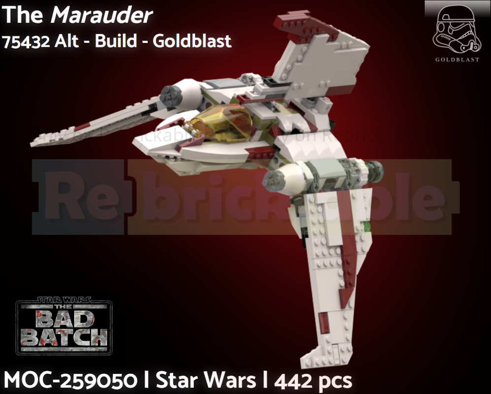 Lego The Marauder - 75432 Alternate Build
