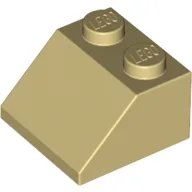 Brick Sloped 45° 2 x 2 / Tan