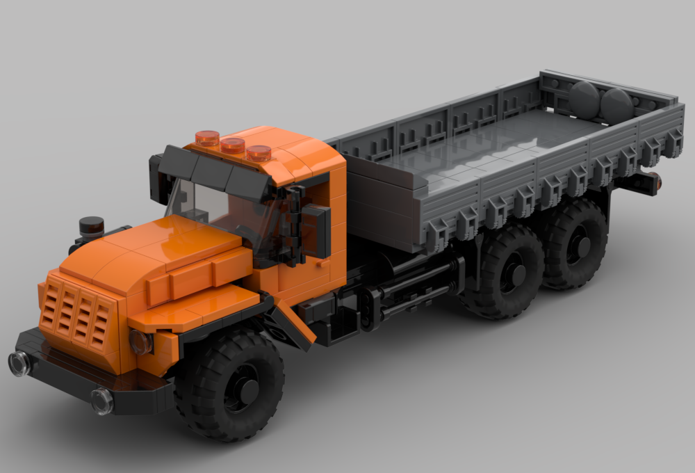 Lego URAL 4320 Sidebed truck 6x6