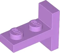 Bracket 1 x 2 with 1 x 2 Vertical Studs