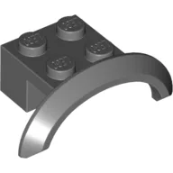 Wheel Arch, Mudguard 4 x 2 1/2 x 1 / Dark Bluish Gray