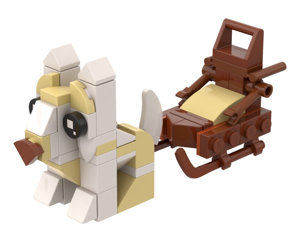 Lego Diefenbaker and Dogsled