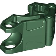 Lego Large Figure Hand, Fist with Axle Hole, 3 Fingers / Dark Green