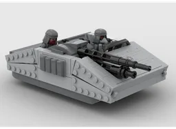 Hovering canon barge