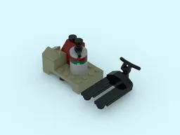 wooden pallet with pallet mover