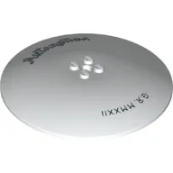 Dish 10 x 10 Inverted [Radar] with 'Antarctica' and 'G.R. MMXXII' Print