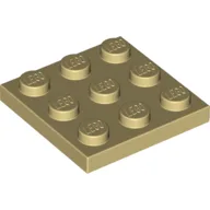 Plate 3 x 3 / Tan