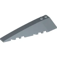 Brick Wedged, Curved 10 x 3 Left / Sand Blue