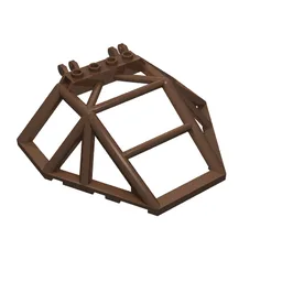 Windscreen 10 x 14 x 2 2/3 Roll Cage / Brown