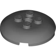 Dish 4 x 4 with 4 Studs / Dark Bluish Gray