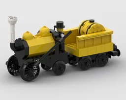 Stephenson's Rocket Steam Train Engine