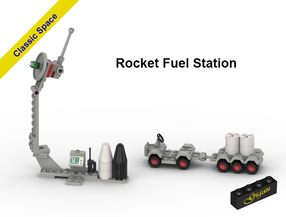 Lego Rocket Fuel Station