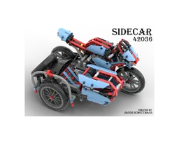 42036 Motorcycle with Sidecar