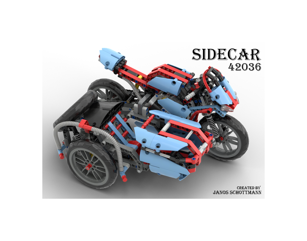 Lego 42036 Motorcycle with Sidecar