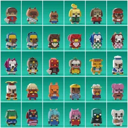 Animal Crossing Brickheadz Collection