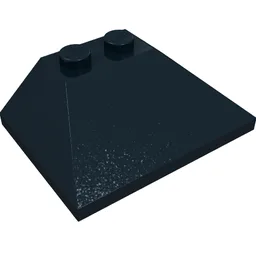 Brick Sloped 45° 3 x 4 Double / 33° / Black