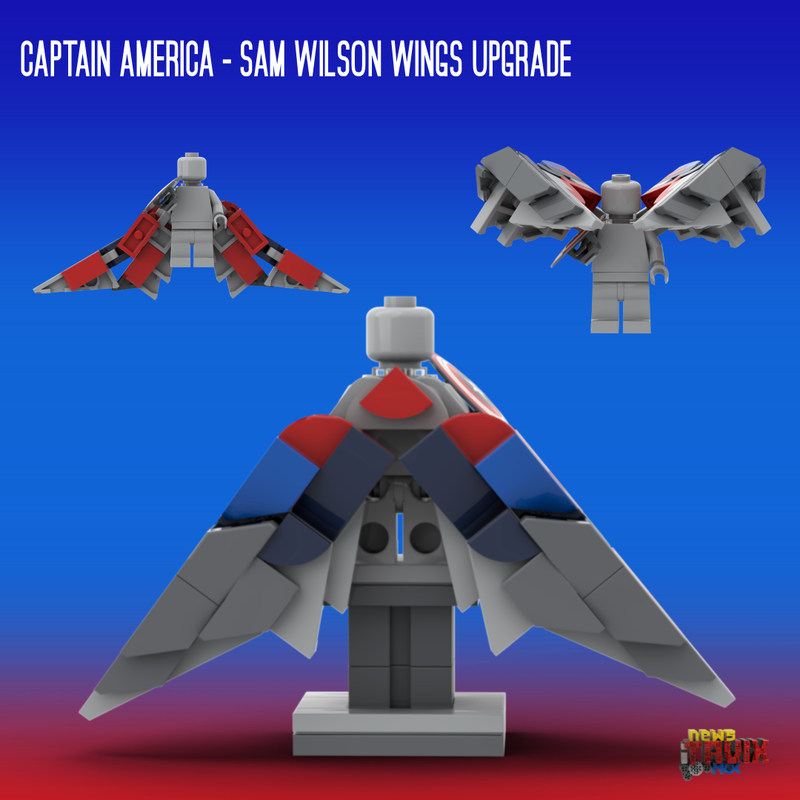 Lego Captain America - Sam Wilson Wings Upgrade