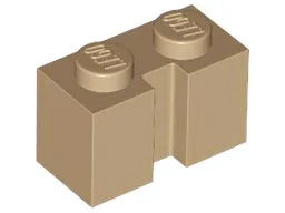 Brick Special 1 x 2 with Groove