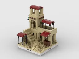 Desert House #1 for a Modular Desert village
