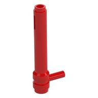 Lego Cylinder 1 x 5 1/2 with Handle (Friction Cylinder) / Red